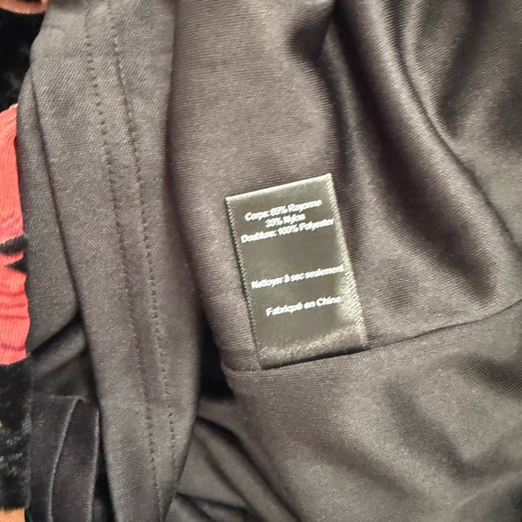 Lush Black and Orange Halter Sheath Mini Dress - Picture 6 of 6